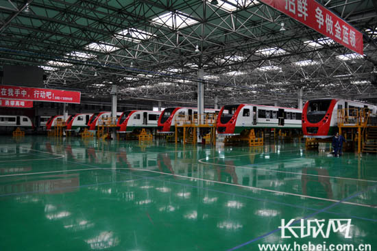 中国北车国际领先米轨动车组首批出口孟加拉