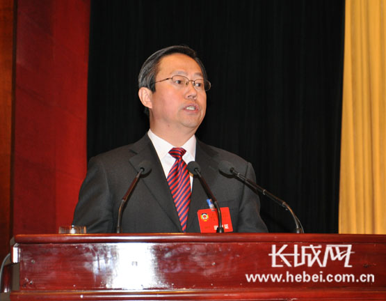 廊坊市委书记赵世洪在政协廊坊市六届一次会议开幕式讲话.