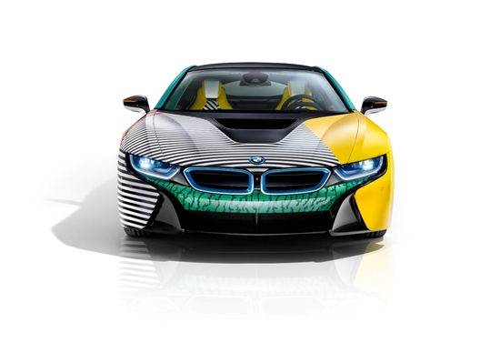 宝马展出孟菲斯设计风格版BMW i3和BMW i8