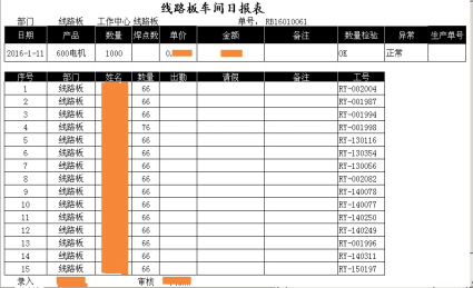 用勤哲Excel服务器做家电生产企业管理系统