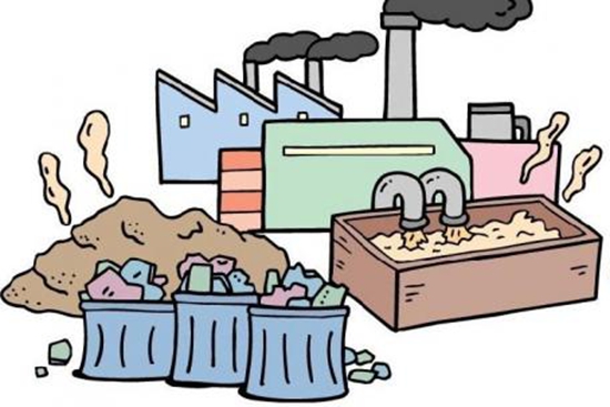漫画:环境污染.图片与本文无关
