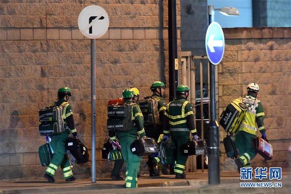 （外代一线）（5）英国一体育馆发生爆炸造成至少19人死亡