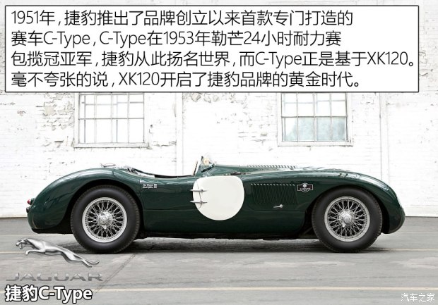 曾经最快的量产车 实拍1950年捷豹XK120