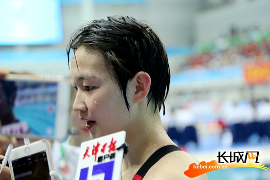 李冰洁女子800米自由泳夺冠 收获本届全运会第