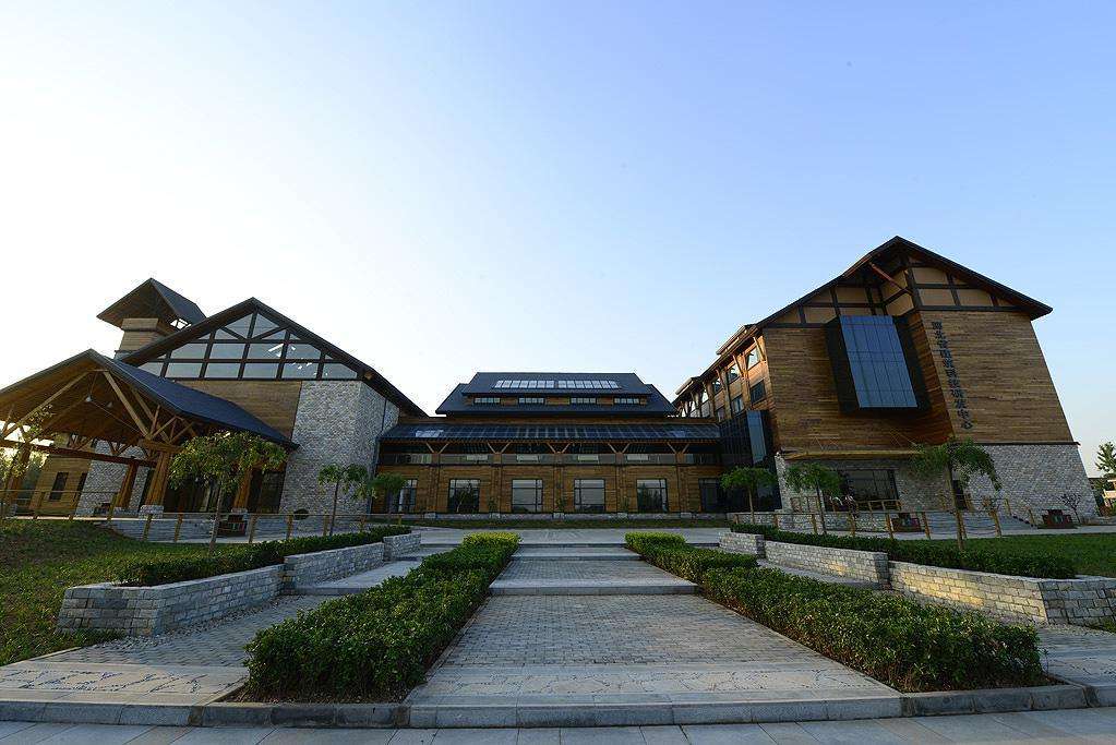 河北省建筑科技研发中心1号木屋。