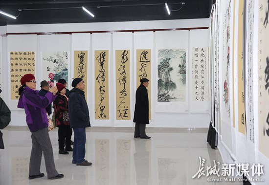 【十九大精神在基层】大厂举办"开创新时代 共筑中国梦"诗书画展