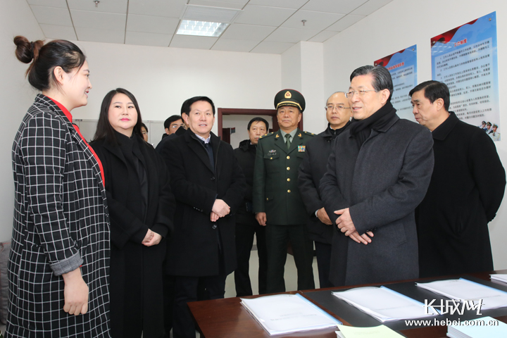 王东峰到河北省退役军人管理服务中心调研