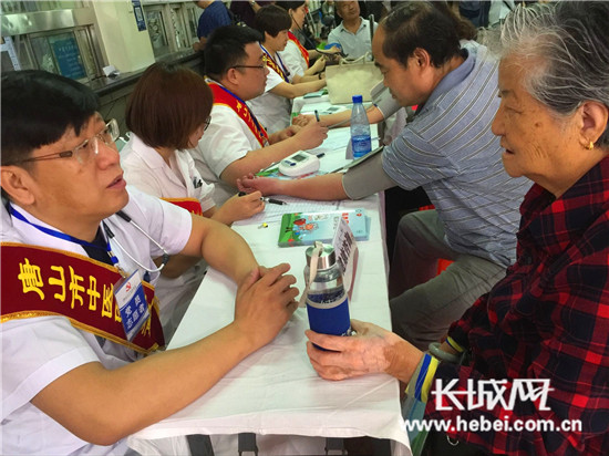 唐山市中医院开展世界高血压日义诊活动