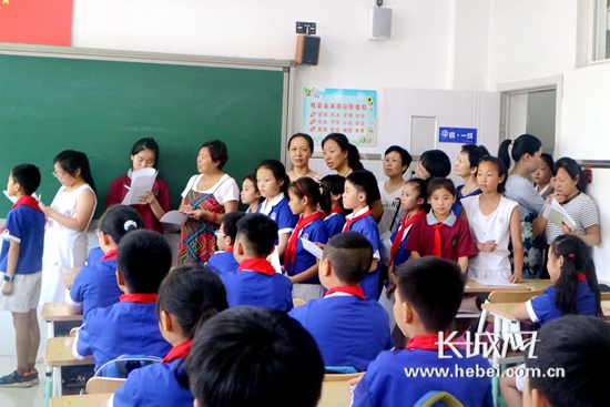 石家庄市栗胜路小学读书节活动之晨诵篇