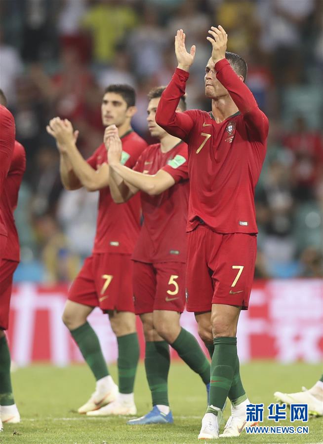世界杯B组:葡萄牙队3比3战平西班牙队