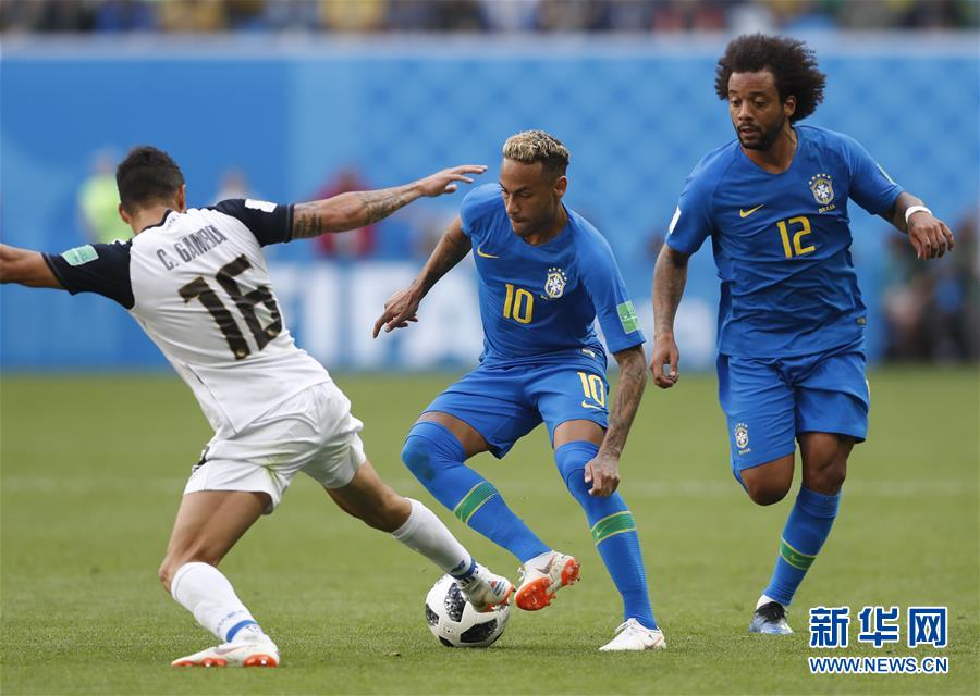 内马尔锁定胜局,巴西队2-0哥斯达黎加队