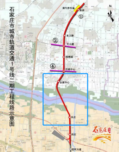 石家庄地铁最长区间贯通 连接正定新区