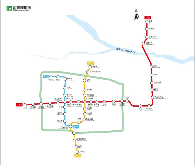 河北石家庄地铁再"上新",运营里程增至61.6公里