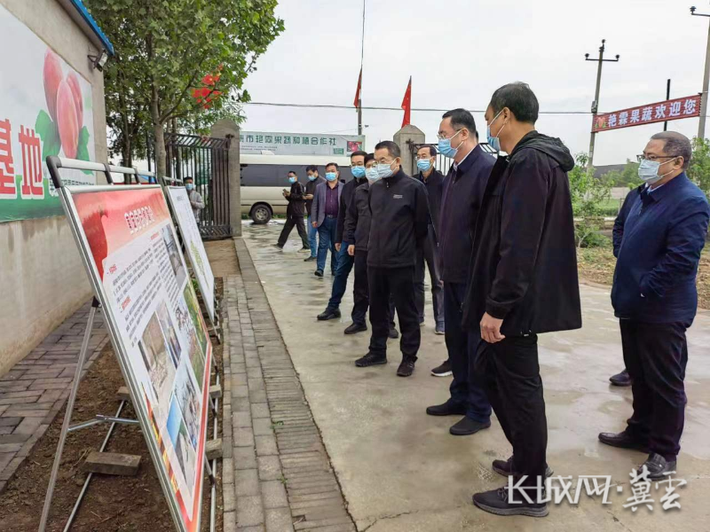 辛集市委书记田军到天宫营乡调研