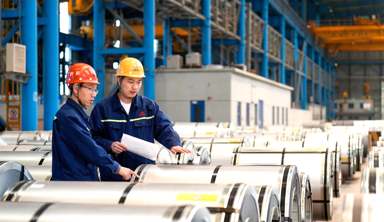 高性能取向電工鋼專業化生產線在河北遷安投產