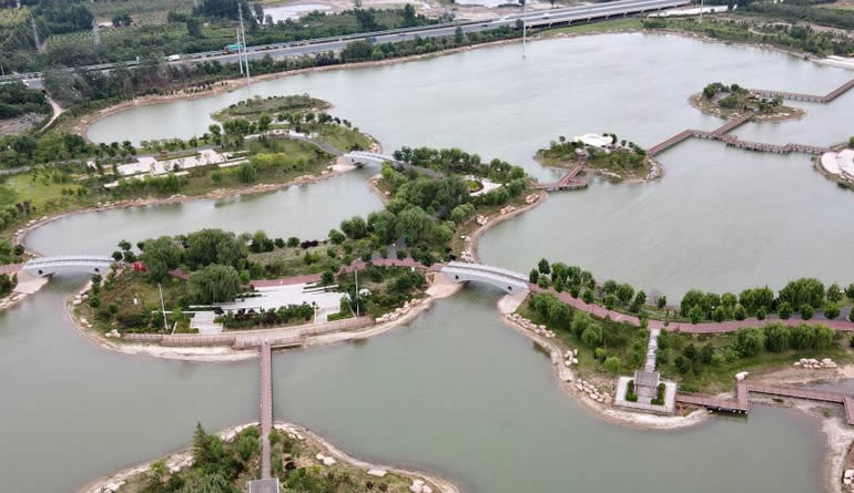 河北沙河：生态优化工程拓展城市绿色空间