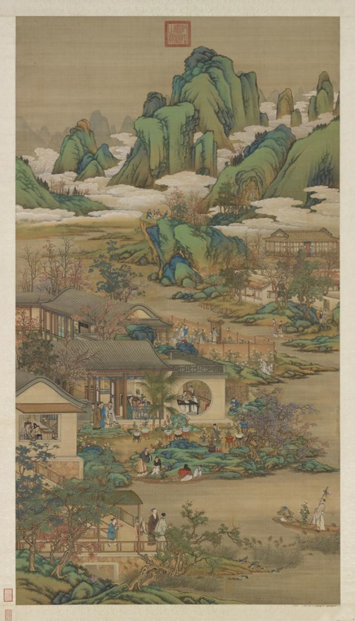 【网络中国节·重阳】国画里的“岁岁重阳”