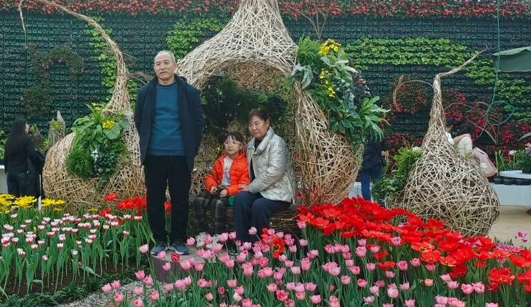 石家庄植物园春节假期接待游客突破10万人次