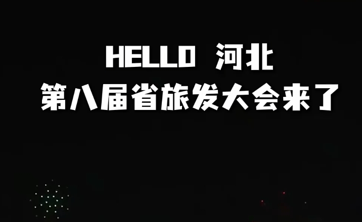 旅发大会•抢鲜看｜无人机表演“HELLO 河北” 第八届省旅发大会来了