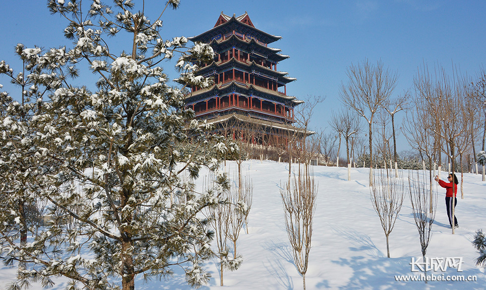 北安市雪景图片