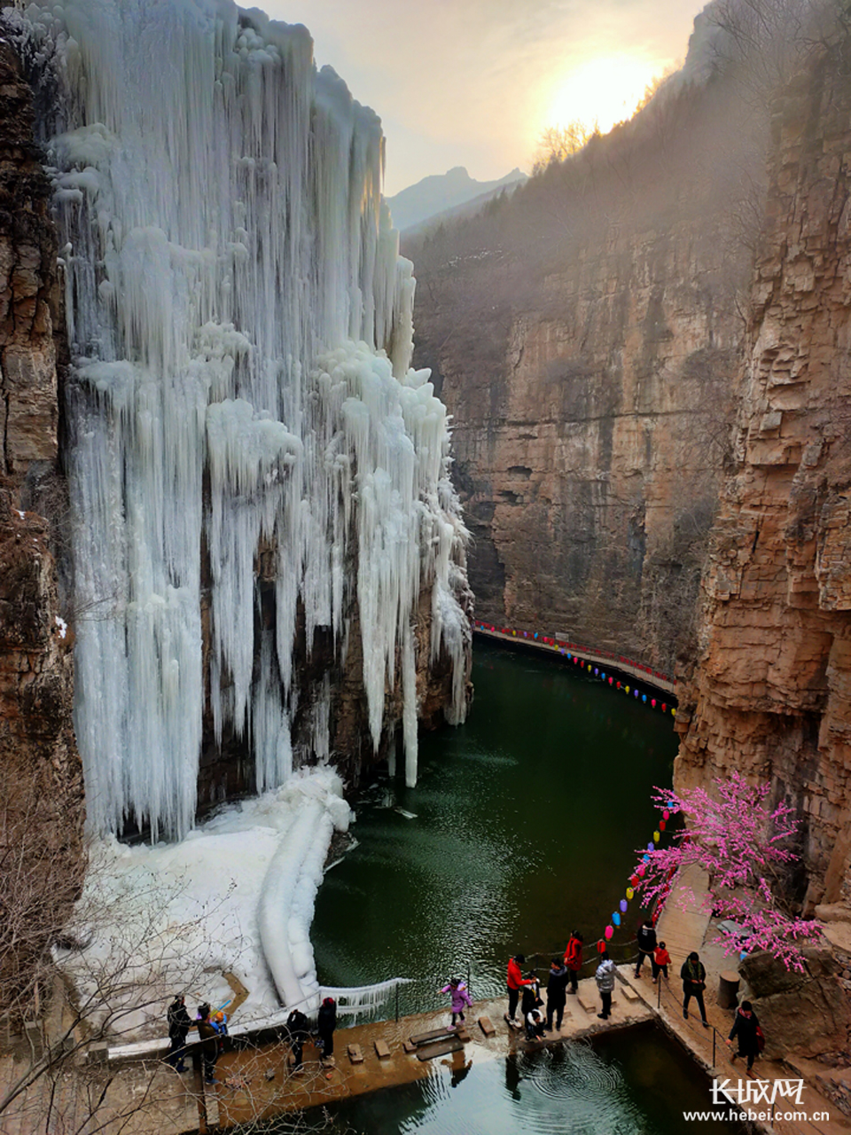 唐山冰瀑景点图片