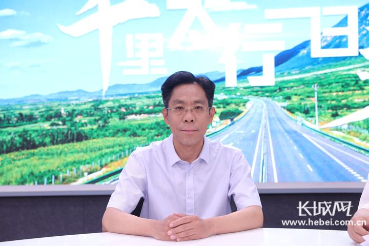 河北交通投资集团公司党委书记,董事长王国清.长城网记者 路钦淋 摄