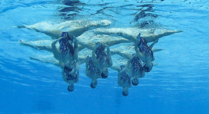 中国队获得游泳世锦赛花样游泳集体技术自选冠军