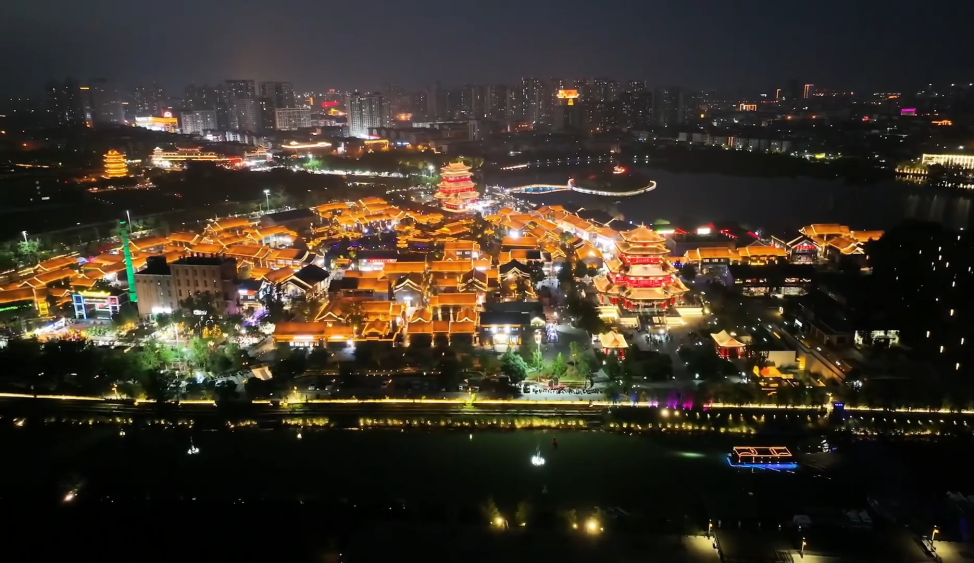 河北沧州：灯火闪耀运河畔 打卡文化新地标