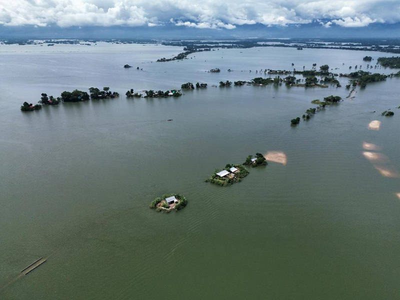 洪水肆虐!洪水致孟加拉国逾200万人受灾 死于洪灾人数升至8人